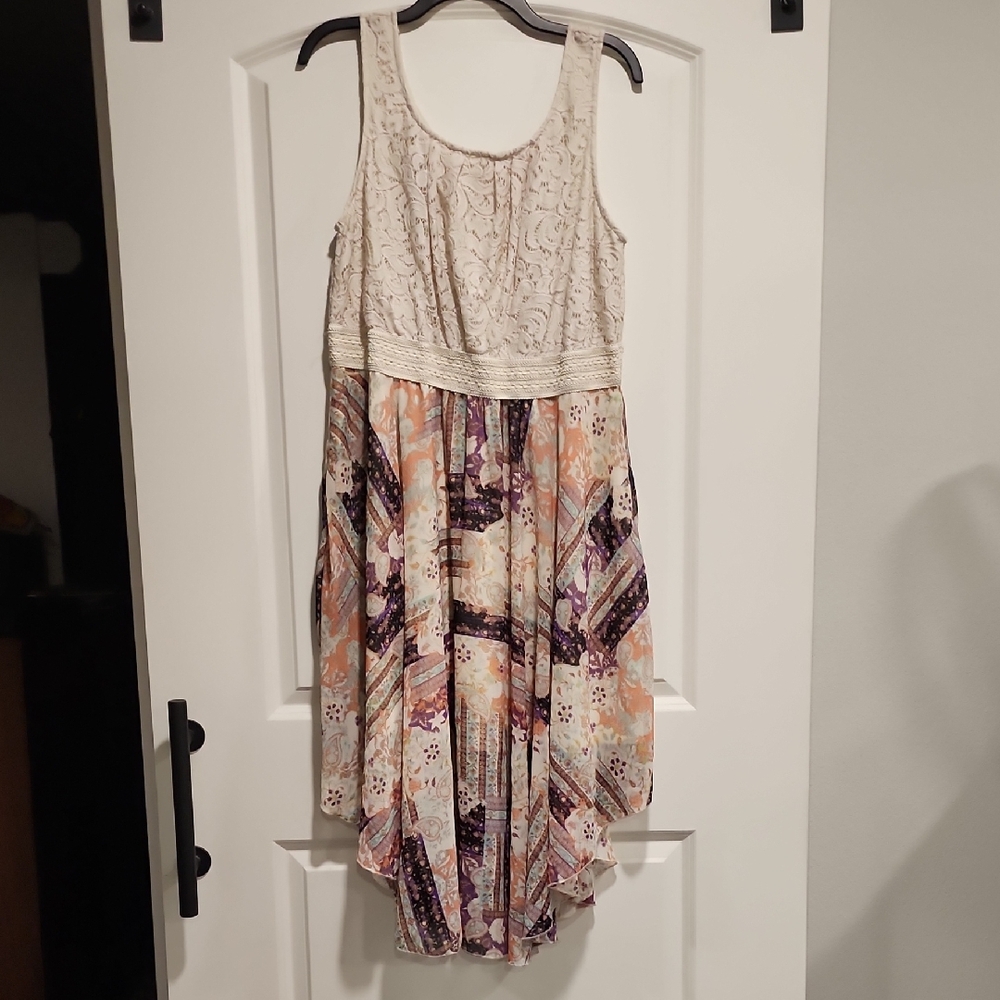 Liberty Love Lace & Chiffon Tank Dress